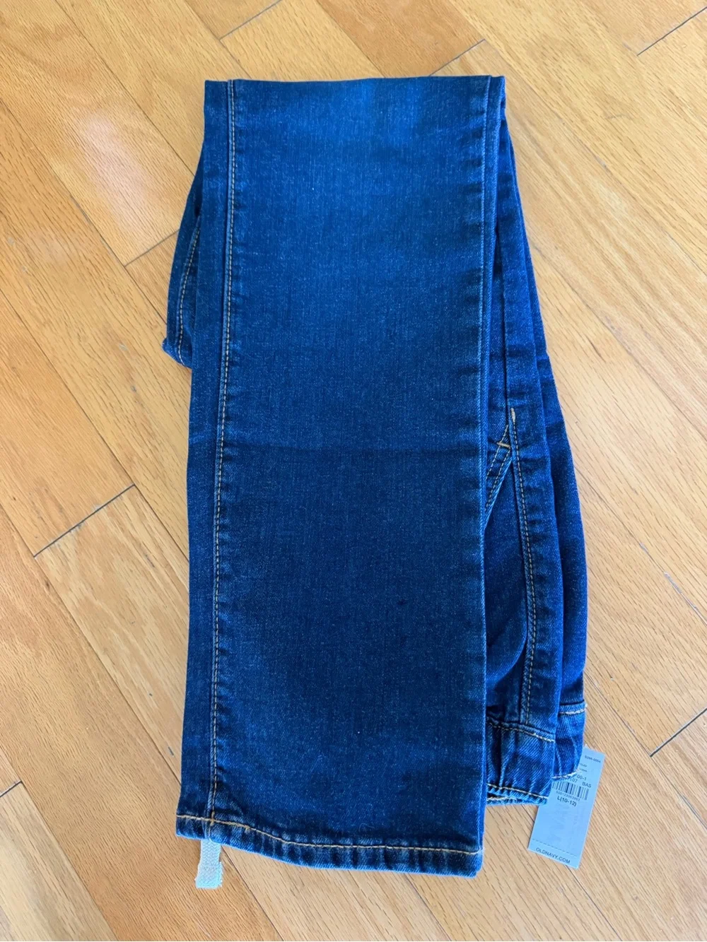 Old Navy Blue Kids Denim Jogger Pants with Drawstring